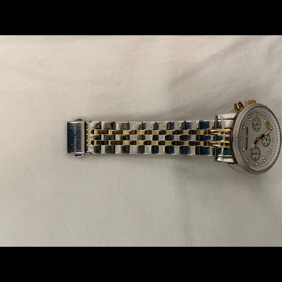 Michael Kors Ladies Ritz Two Tone Steel Watch